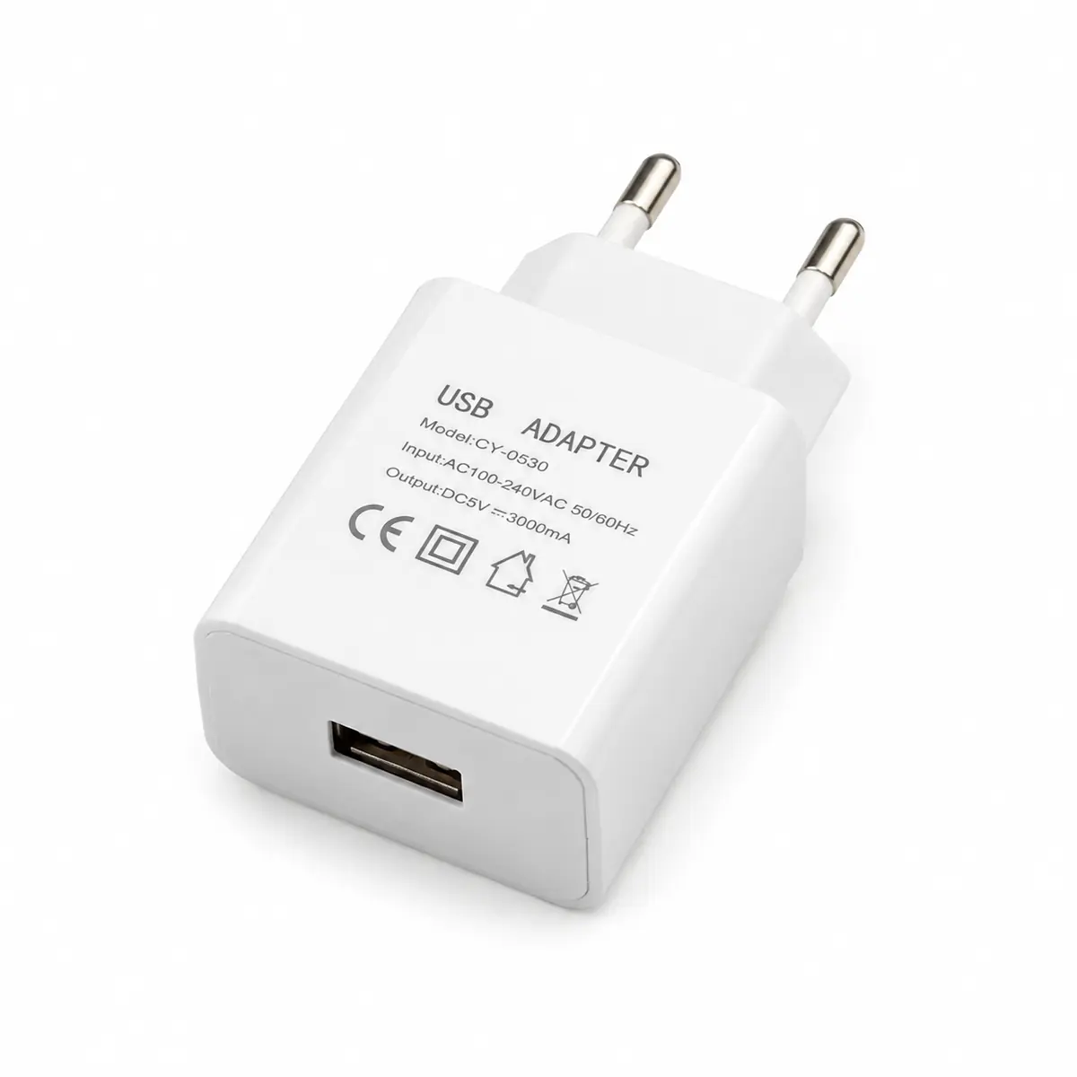 USB adapteris CY-0530 · 5 V / 3 A · EU
