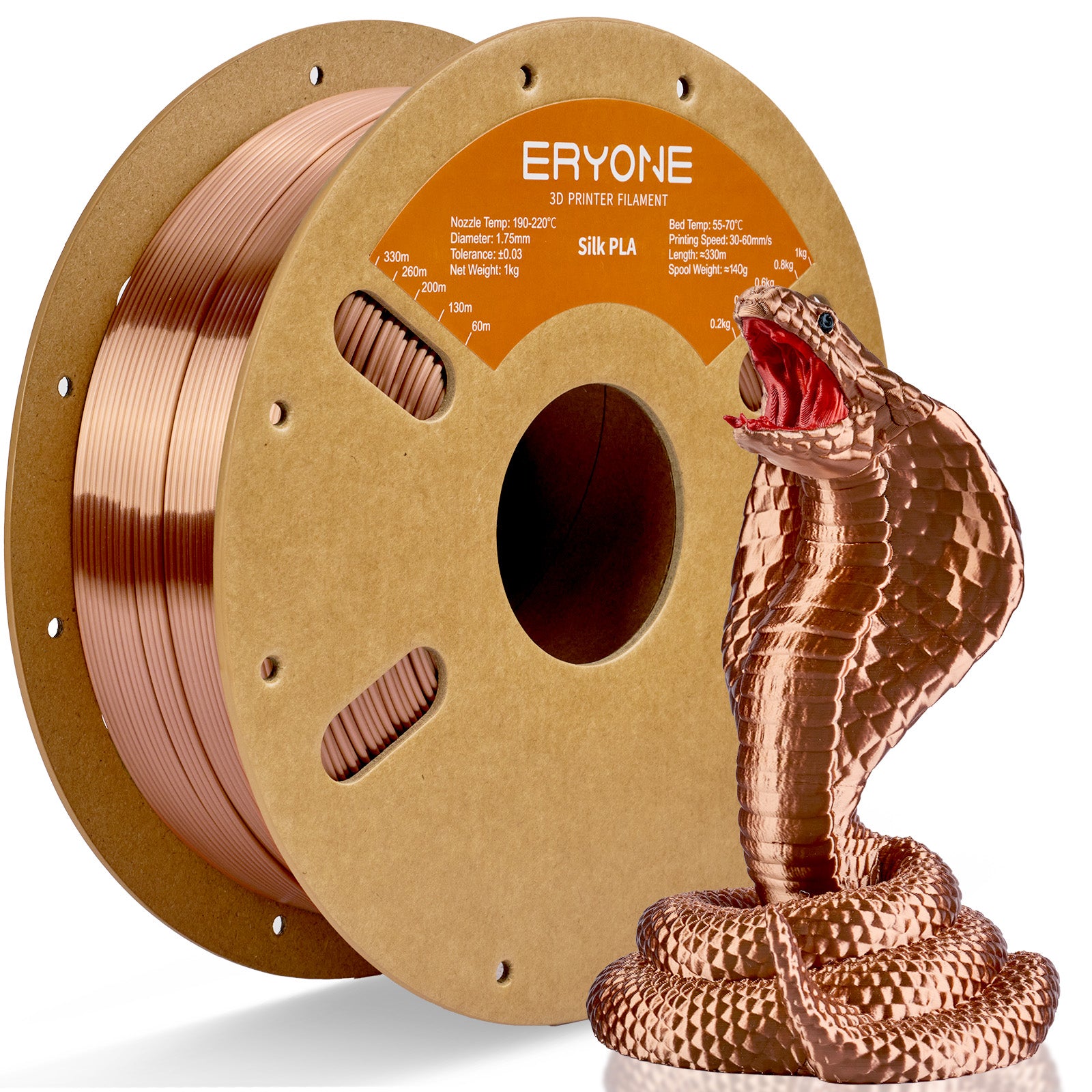 ERYONE Silk PLA · kafijas zelta · 1 kg