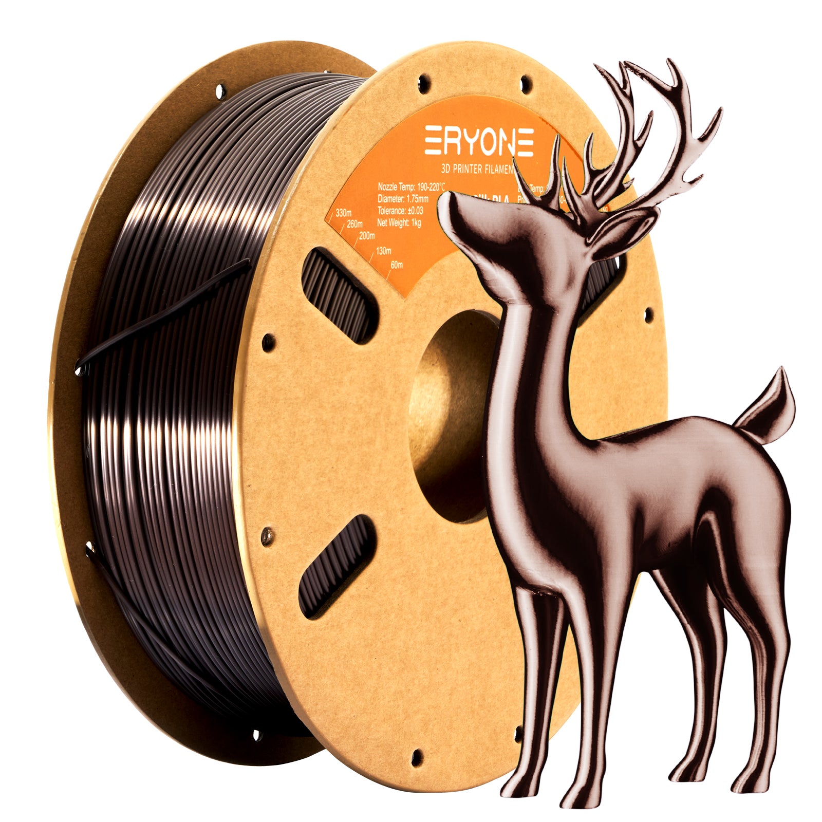 ERYONE Ultra Silk PLA · Tumšs zelts · 1 kg