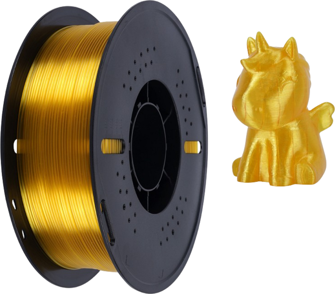 KINGROON PETG Basic · Puscaurspīdīgs dzeltens · 1 kg