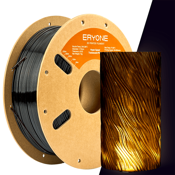 ERYONE Hyper Speed Translucent PETG · Smoky · 1 kg