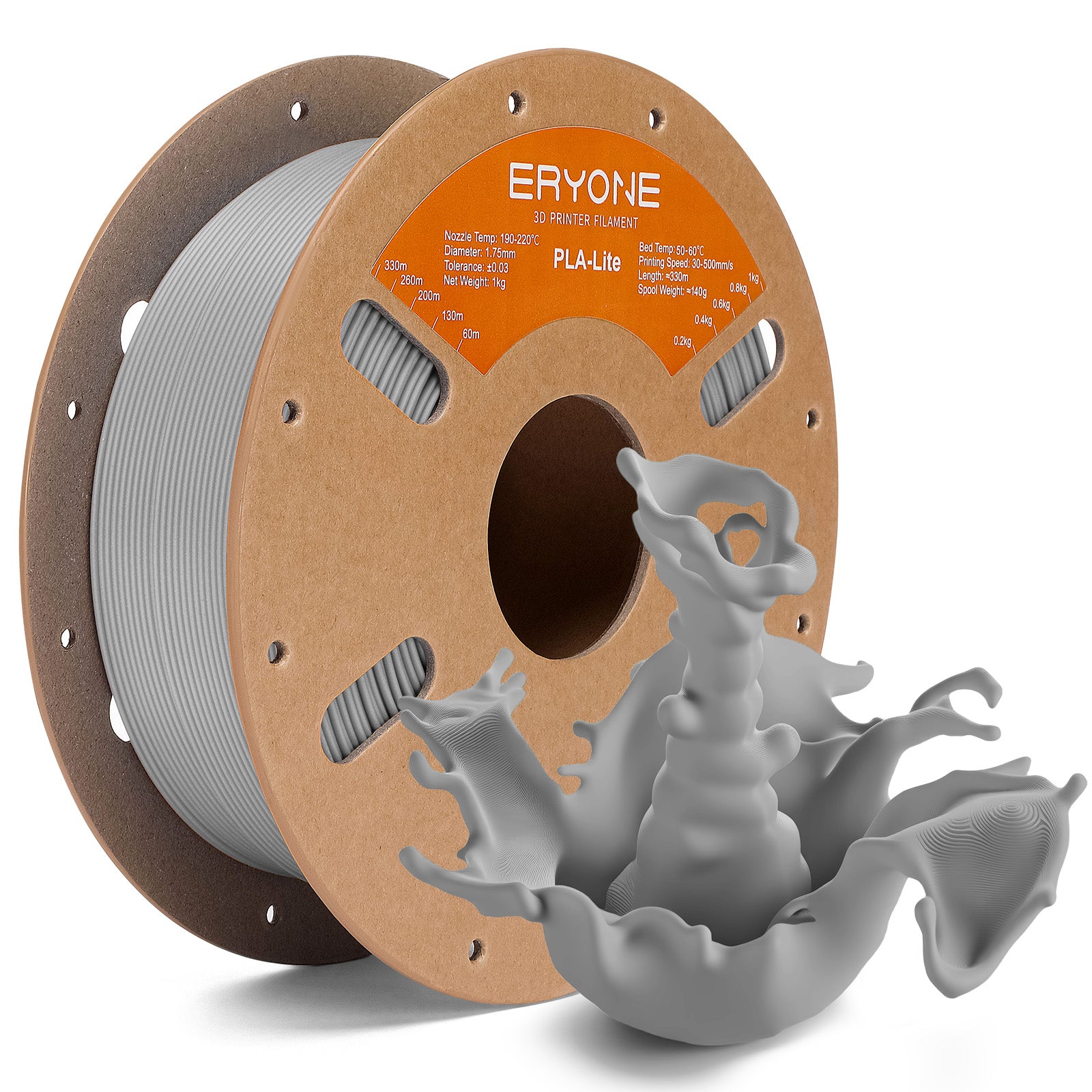 ERYONE PLA-Lite · Gaiši pelēks · 1 kg