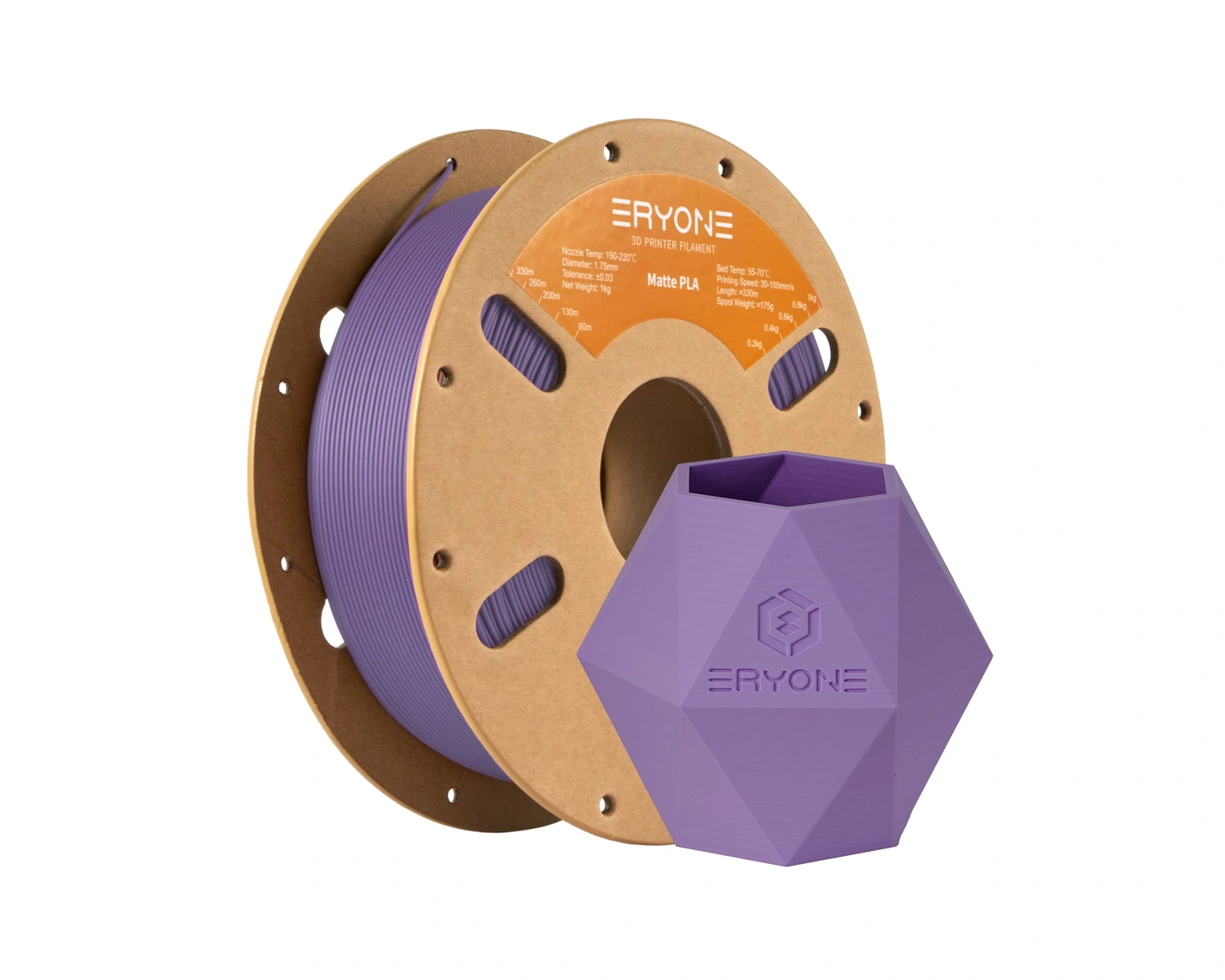 Eryone Matte PLA · Ceriņviolets (Blue Lilac) · 1 kg