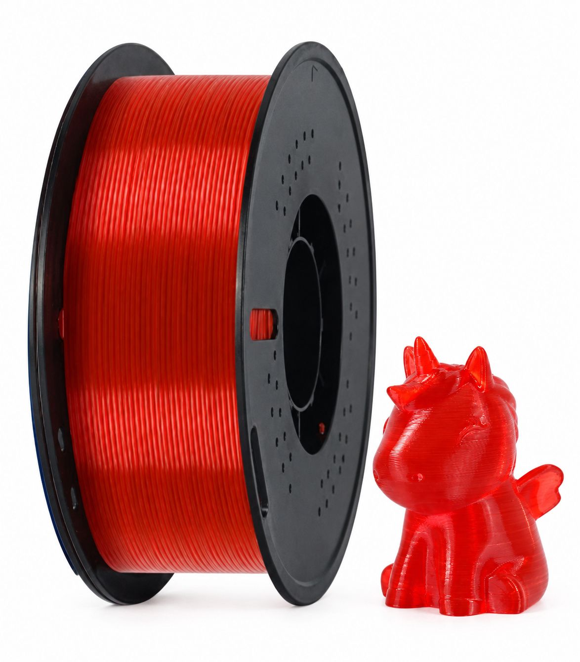 KINGROON PETG Basic · Puscaurspīdīgs sarkans · 1 kg