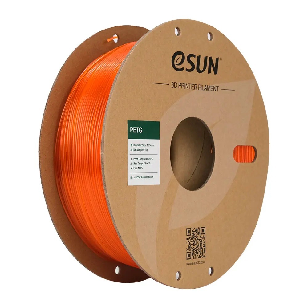 eSUN PETG · Puscaurspīdīgs oranžs · 1 kg